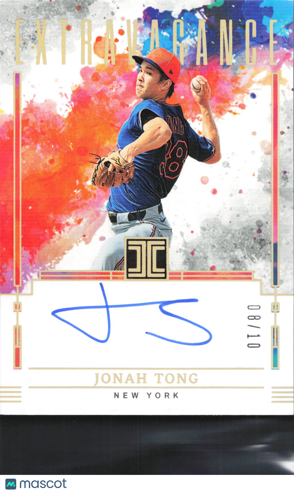 2025 Panini Impeccable Extravagance Jonah Tong #EA-JT