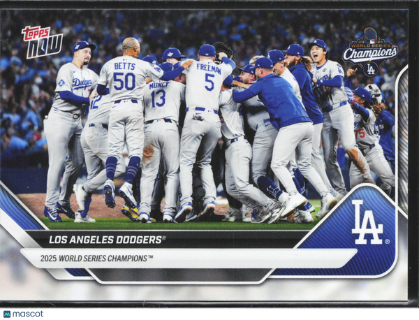2025 Topps Now Champions Los Angeles Dodgers #WS-15