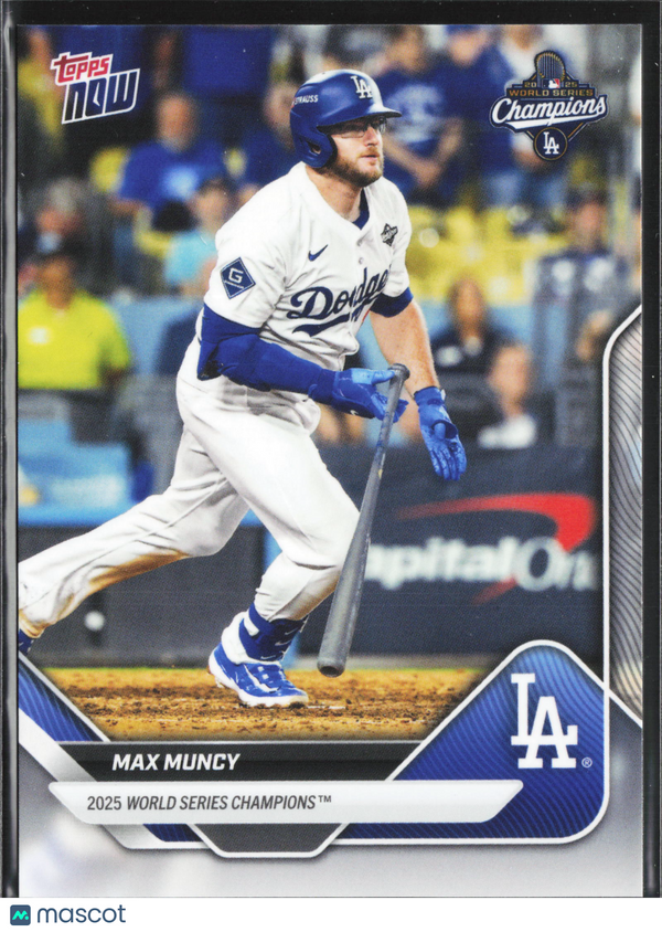 2025 Topps Now Champions Max Muncy #WS-9
