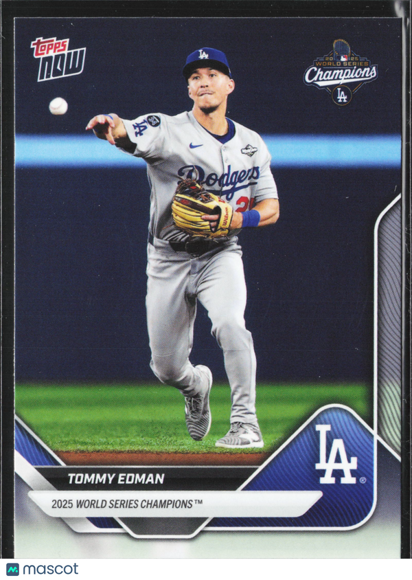 2025 Topps Now Champions Tommy Edman #WS-8