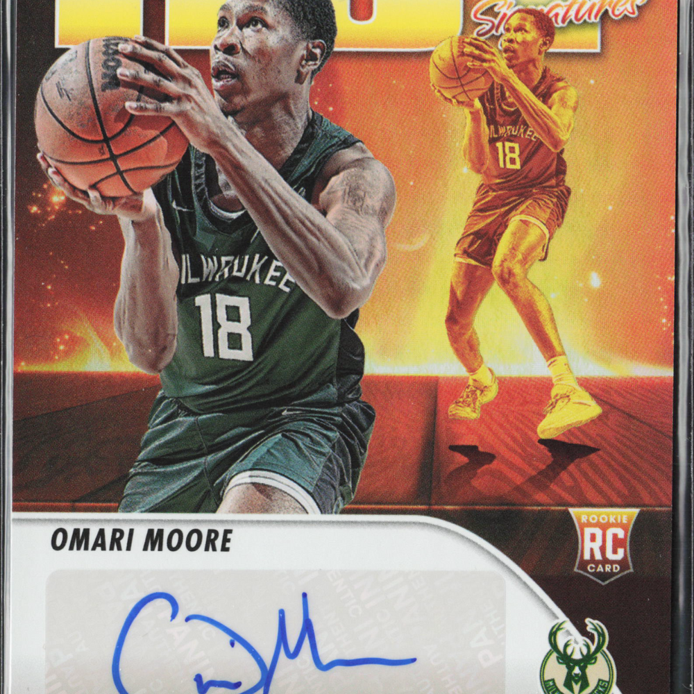 2023 Panini Hoops Hot Signatures Rookies Omari Moore #HSR-OMM