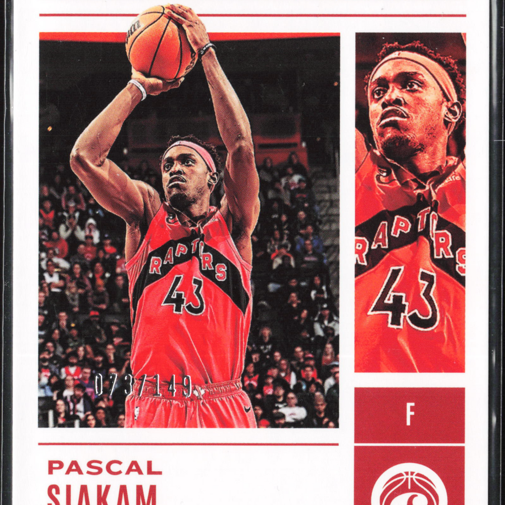 2023 Panini Chronicles Basketball Pascal Siakam #4 Red
