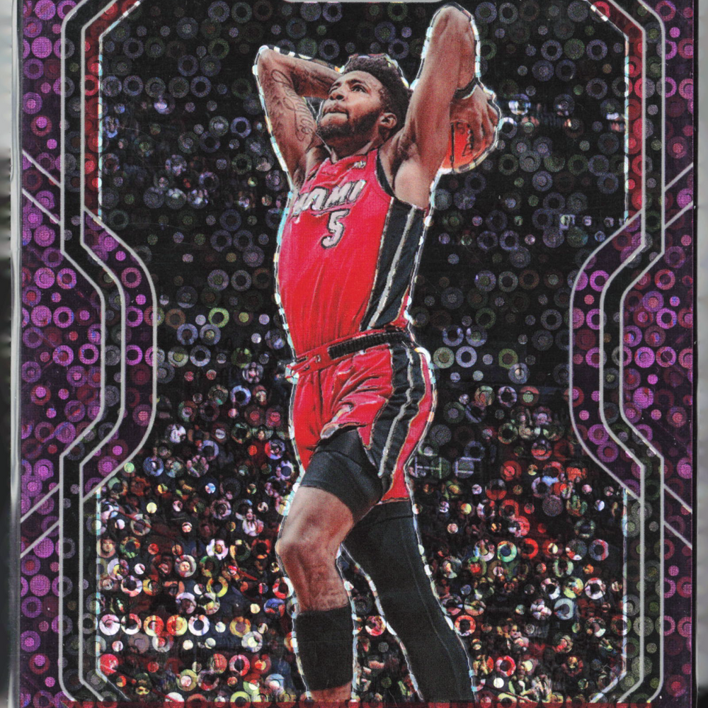 2021 Panini Prizm Derrick Jones Jr. #55 Purple Disco