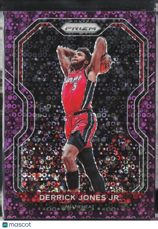 2021 Panini Prizm Derrick Jones Jr. #55 Purple Disco