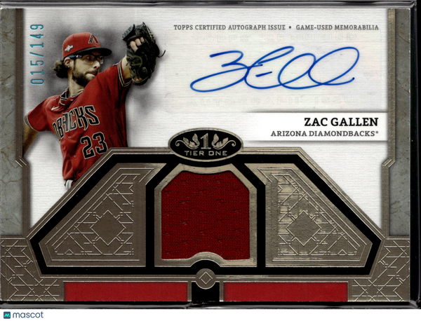 2024 Topps Tier One Baseball Zac Gallen #TIAR-ZG
