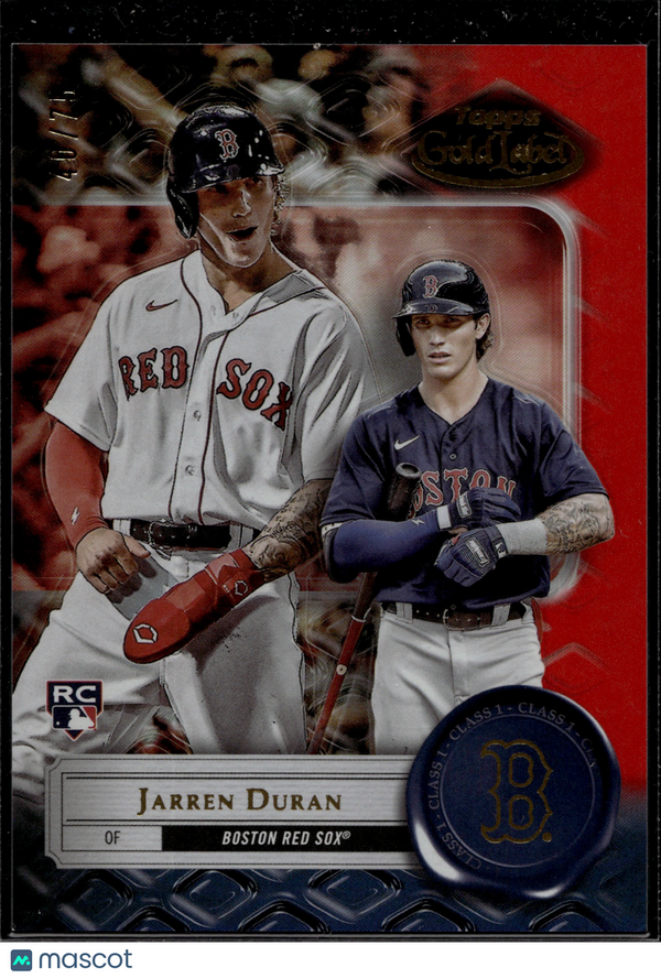 2022 Topps Gold Label Jarren Duran #15