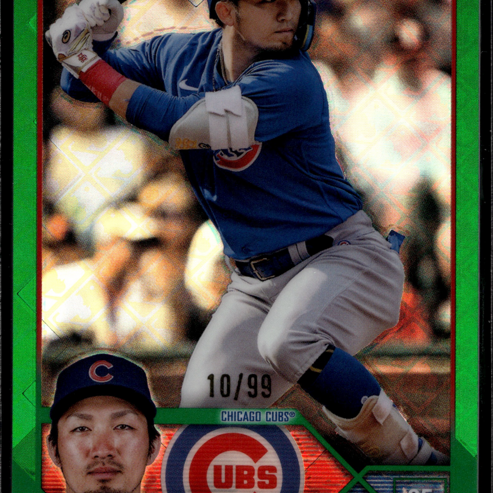 2023 Topps Chrome Seiya Suzuki #168 Green Refractor