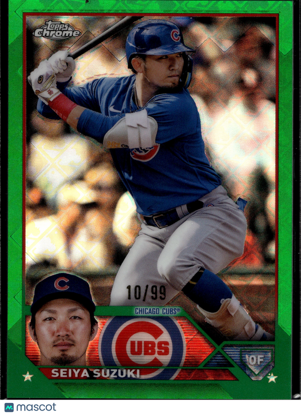 2023 Topps Chrome Seiya Suzuki #168 Green Refractor