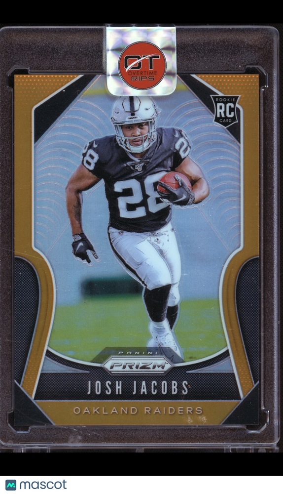 2019 Panini Prizm Josh Jacobs #323 Orange