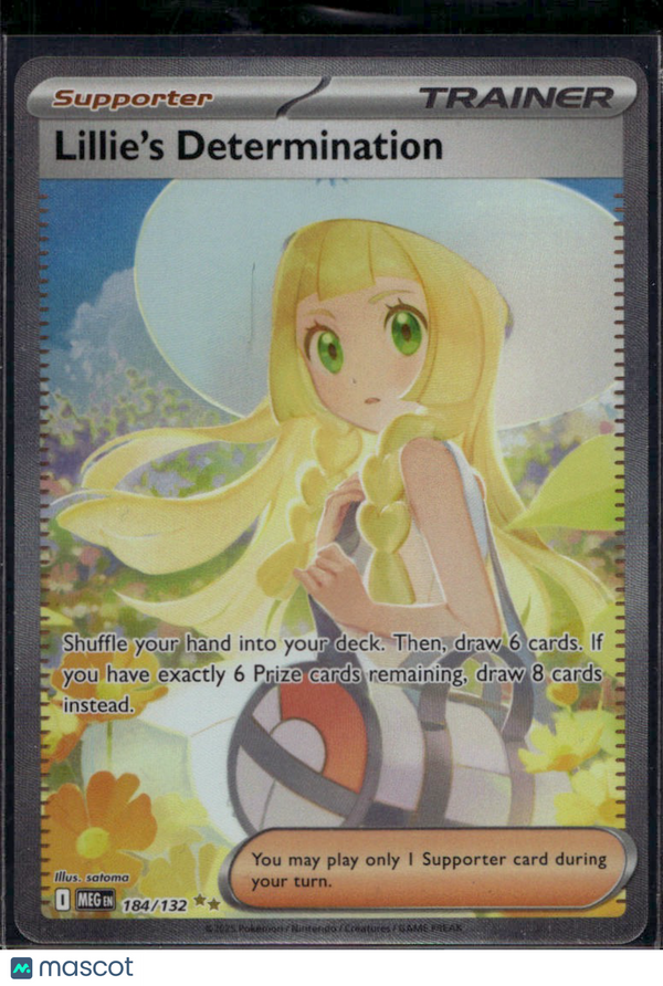 2026 Mega Evolution Lillie's Determination #184/132 FA