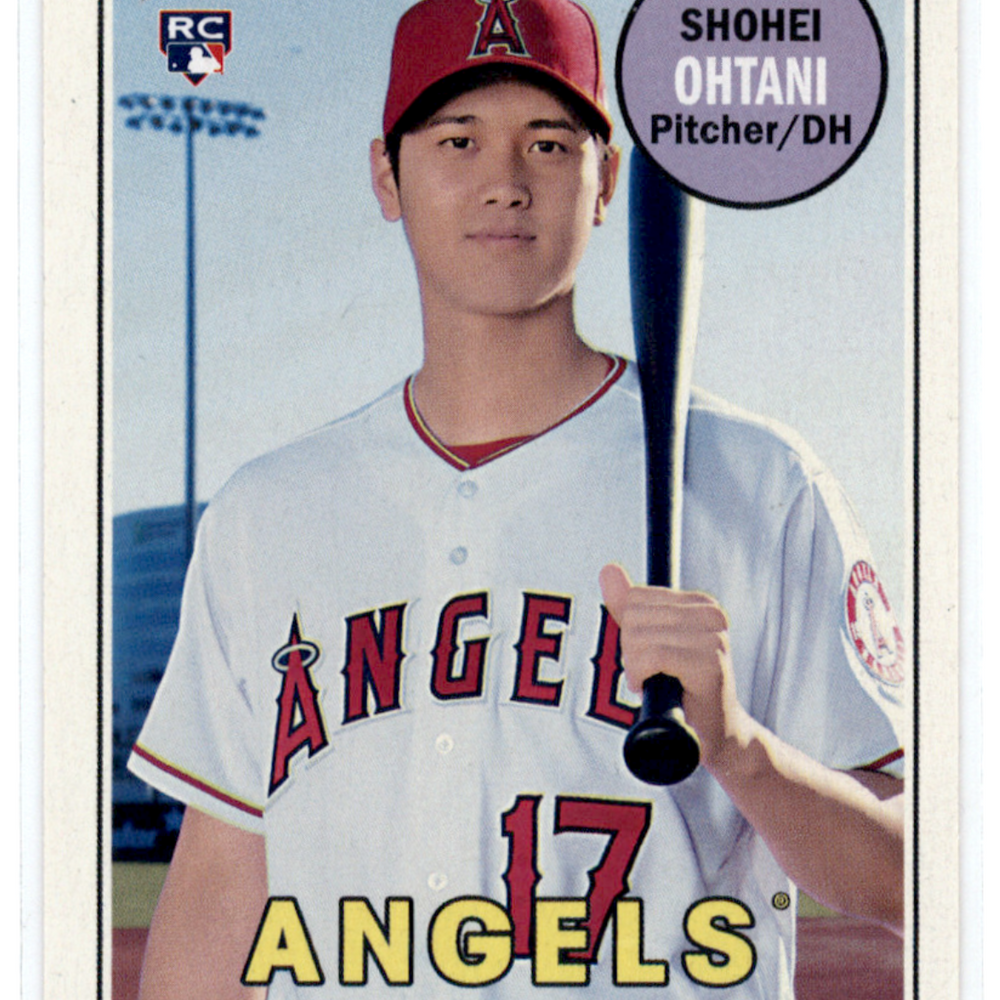 2018 Topps Heritage Shohei Ohtani #600