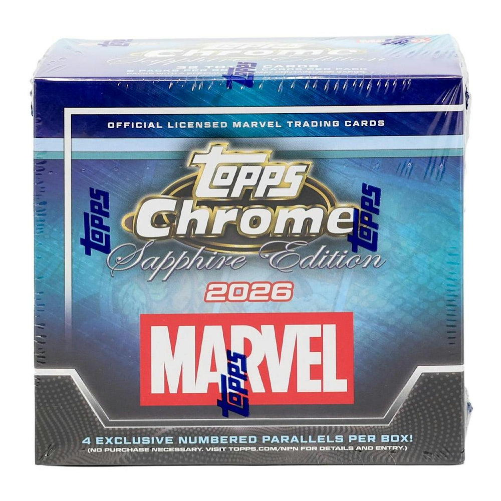 2026 Topps Marvel Comics Chrome Sapphire Hobby Box