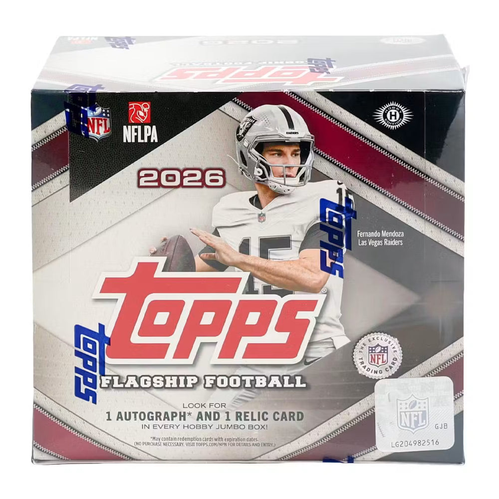 2026 Topps Flagship Football Hobby Jumbo Box (Presell)