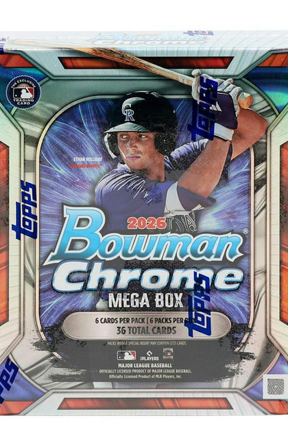 2026 Bowman Chrome Baseball Mega Box