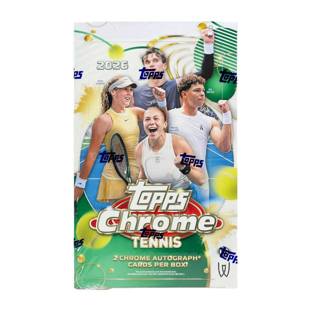 2026 Topps Chrome Tennis Hobby Box (Presell)