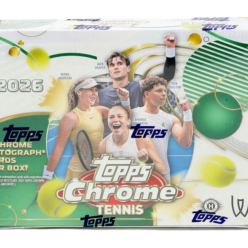 2026 Topps Chrome Tennis Delight Box (Presell)