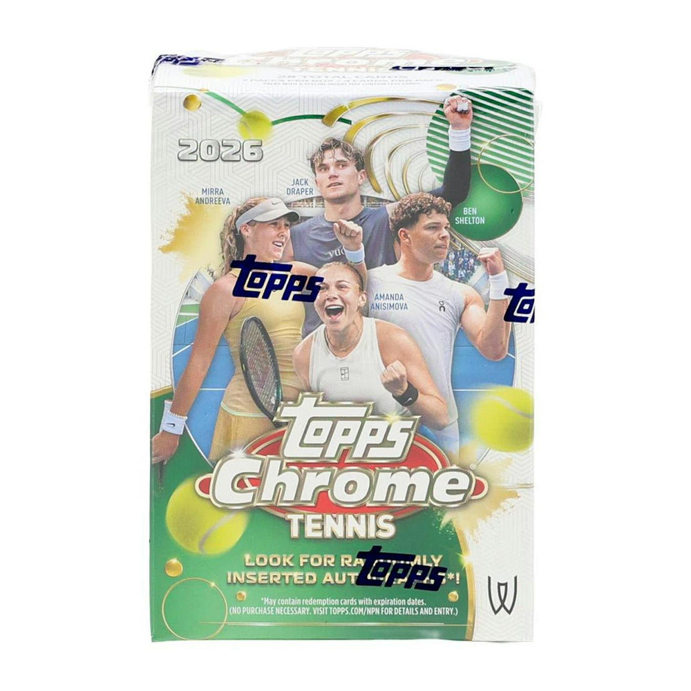 2026 Topps Chrome Tennis Blaster Box (Presell)