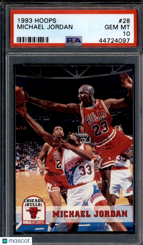 1993 Hoops Michael Jordan #28 PSA 10