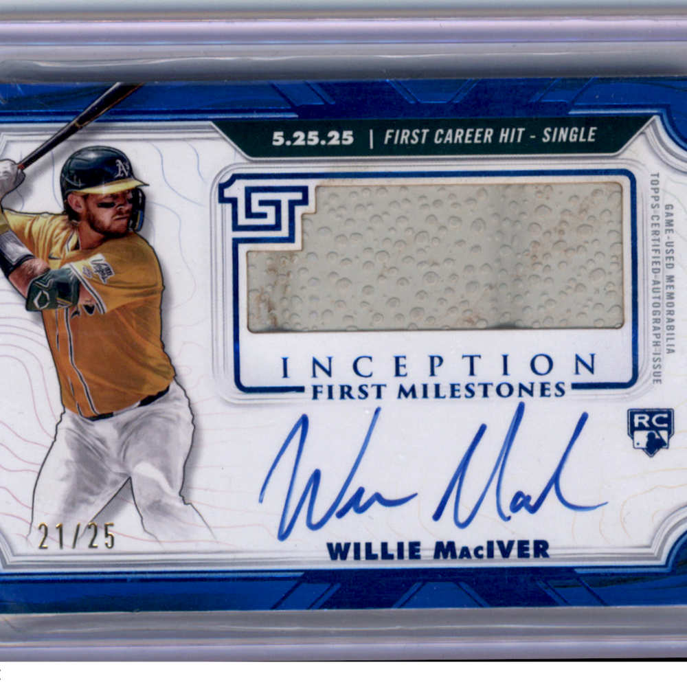 2025 Topps Inception Willie MacIver Rookie #FMAR-WMI /25