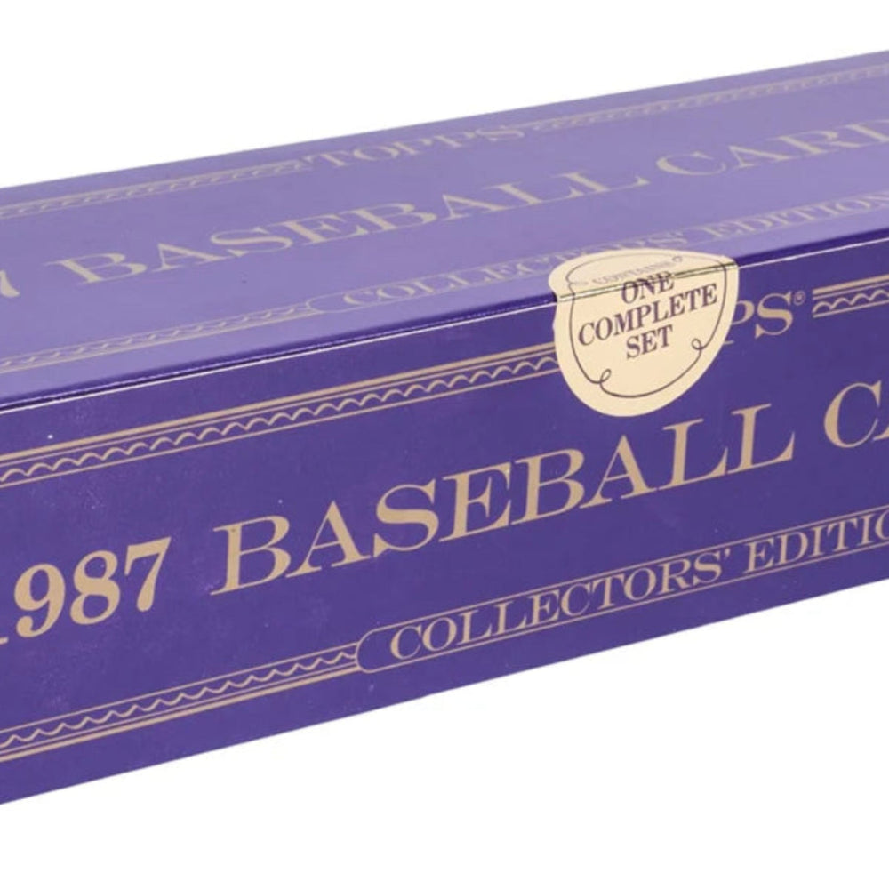 1987 Topps Tiffany Collector's Edition Complete Set + Picture Cards Box (Factory Sealed)