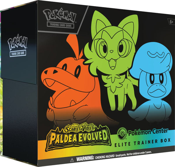Pokemon Scarlet & Violet Paldea Evolved Pokemon Center Elite Trainer Box