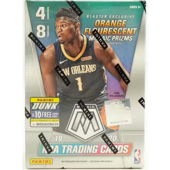 2019-20 Panini NBA Mosaic Blaster Orange Flourescent