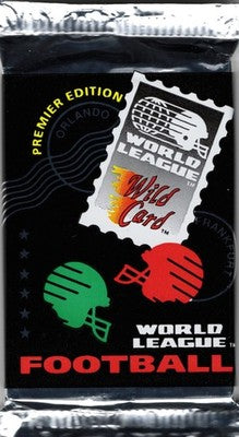1992 Wild Card World League Football Pack