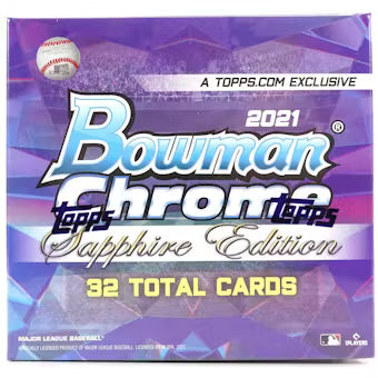 2021 Bowman Chrome Sapphire Edition Baseball Hobby Box