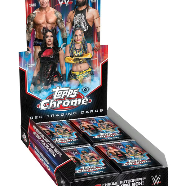 2026 Topps Chrome WWE Hobby Box