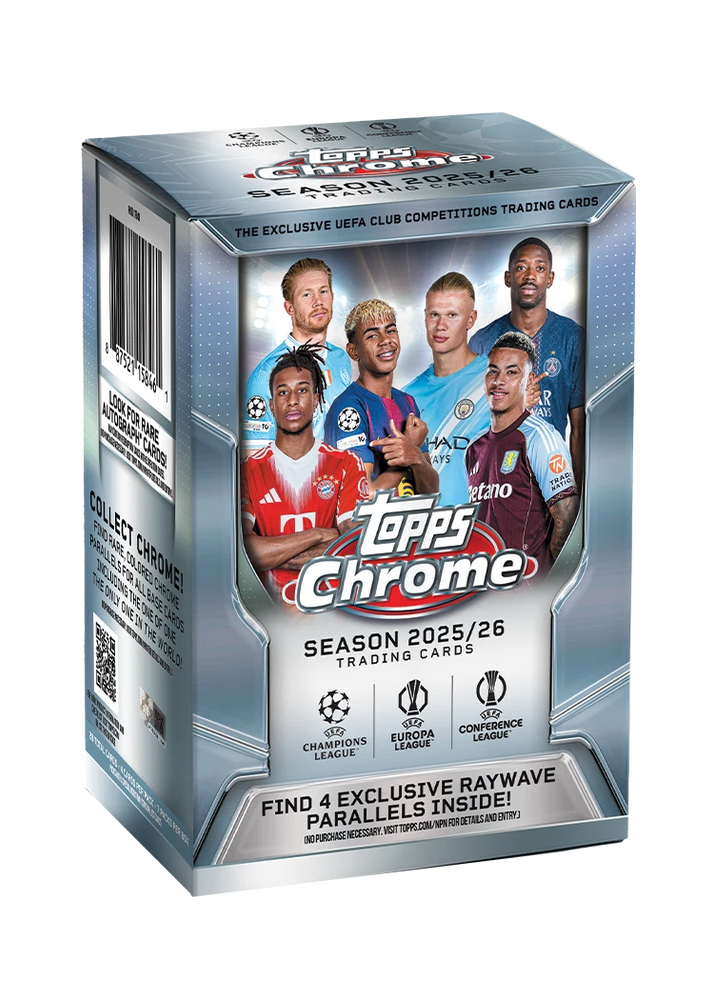 2025/26 Topps Chrome UEFA Club Competition Blaster