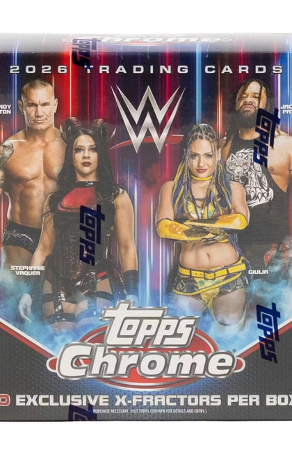 2026 Topps Chrome WWE Mega Box