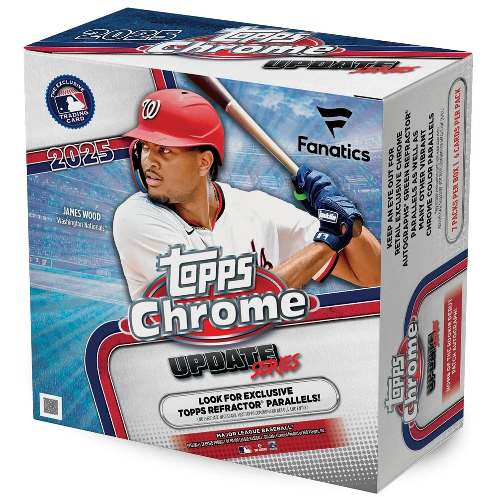2025 Topps Chrome Update Series Baseball Mega Box (Fanatics)