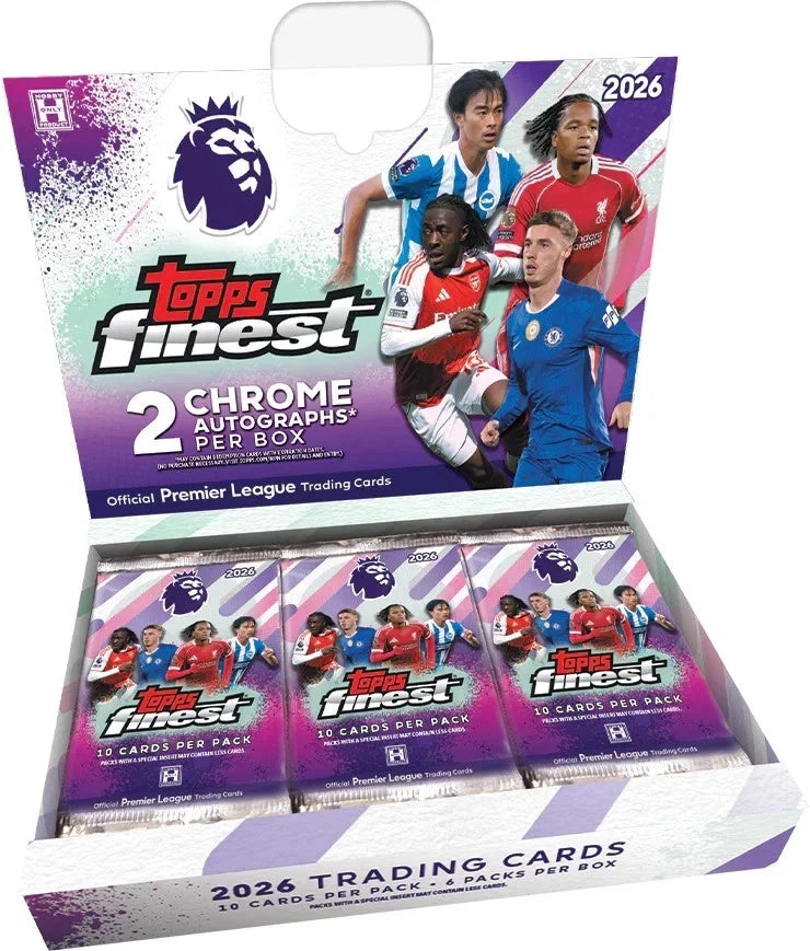 2026 Topps Finest Soccer Hobby Box