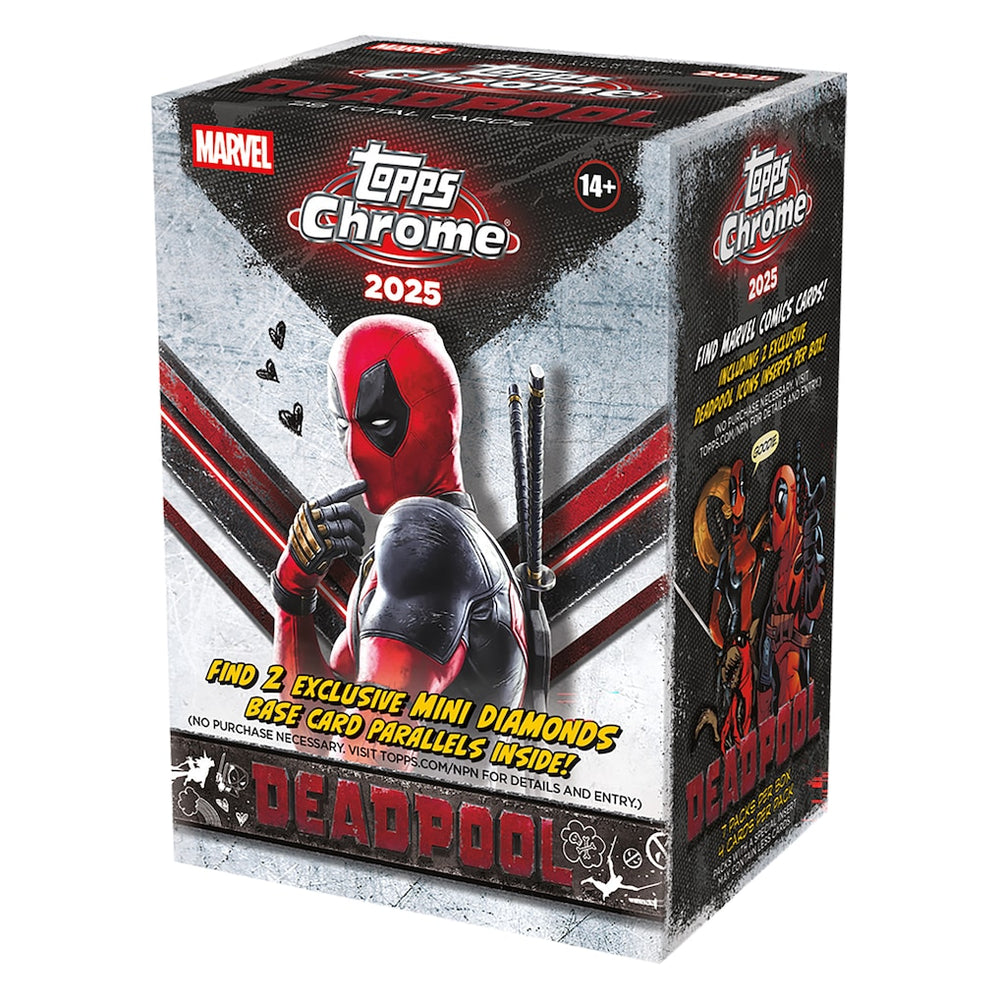 2025 Topps Chrome DeadPool Marvel Blasters Box