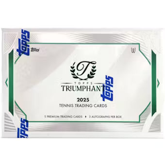2025 Topps Triumphant Tennis Hobby Box