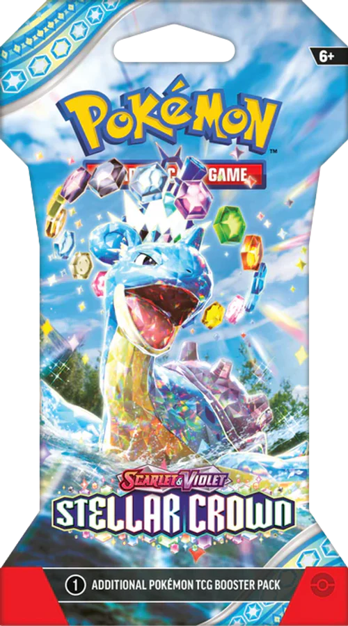 Pokemon Scarlet and Violet Stellar Crown Sleeved Pack