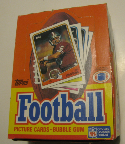 1988 TOPPS FOOTBALL UNOPENED WAX BOX