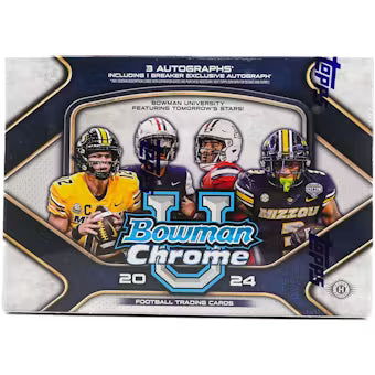 2024 BOWMAN UNIVERSITY CHROME FOOTBALL BREAKER DELIGHT BOX