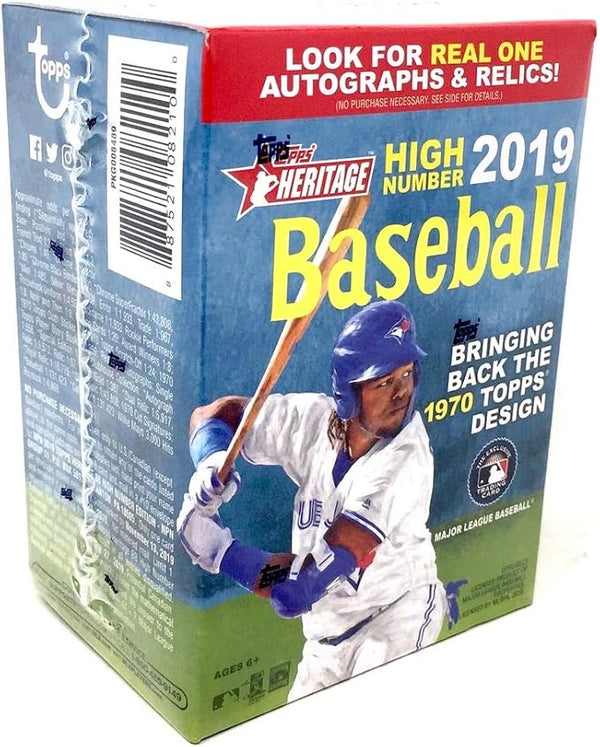 2019 Topps Heritage High Number Baseball Blaster Box