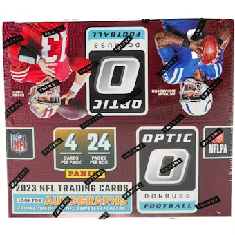 2023 Panini Donruss Optic Football Retail 20-Pack Box