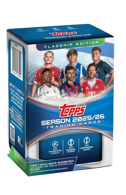 2025-26 Topps UEFA Club Competitions Soccer Blaster Box