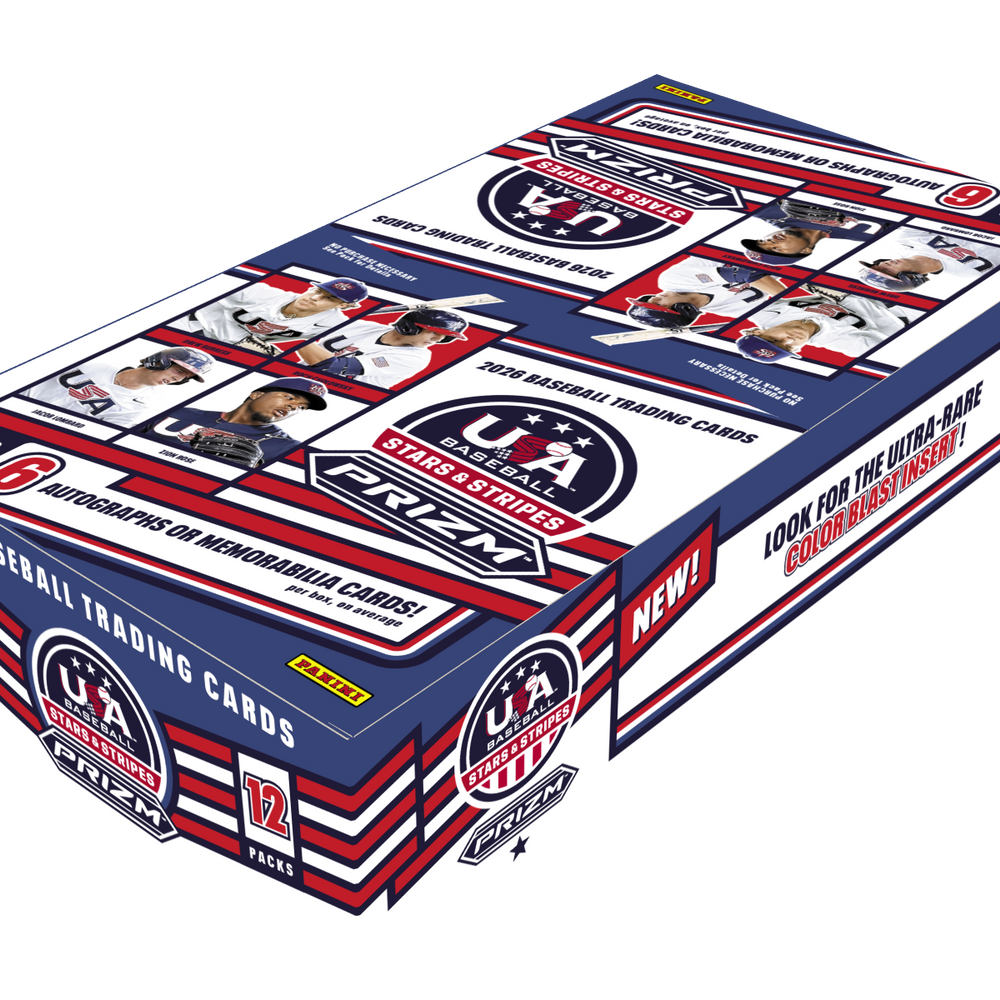 2026 Panini Prizm USA Stars & Stripes Baseball Trading Card Box