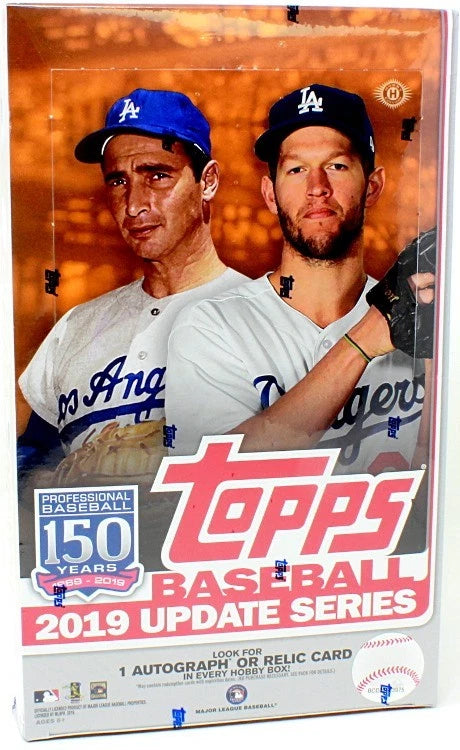 2019 Topps Update Series Baseball Hobby Box