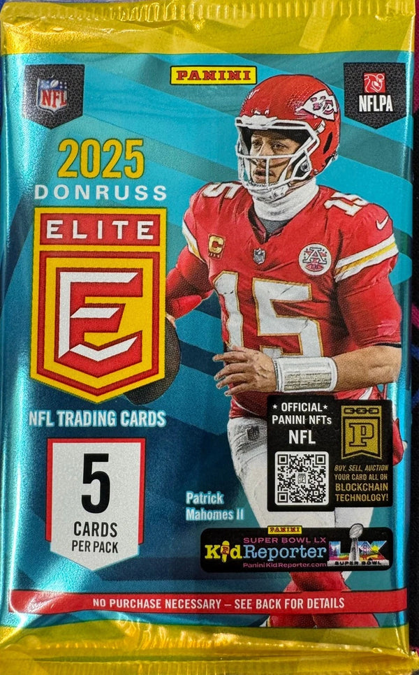 2025 Panini Donruss Elite Football Hobby Pack