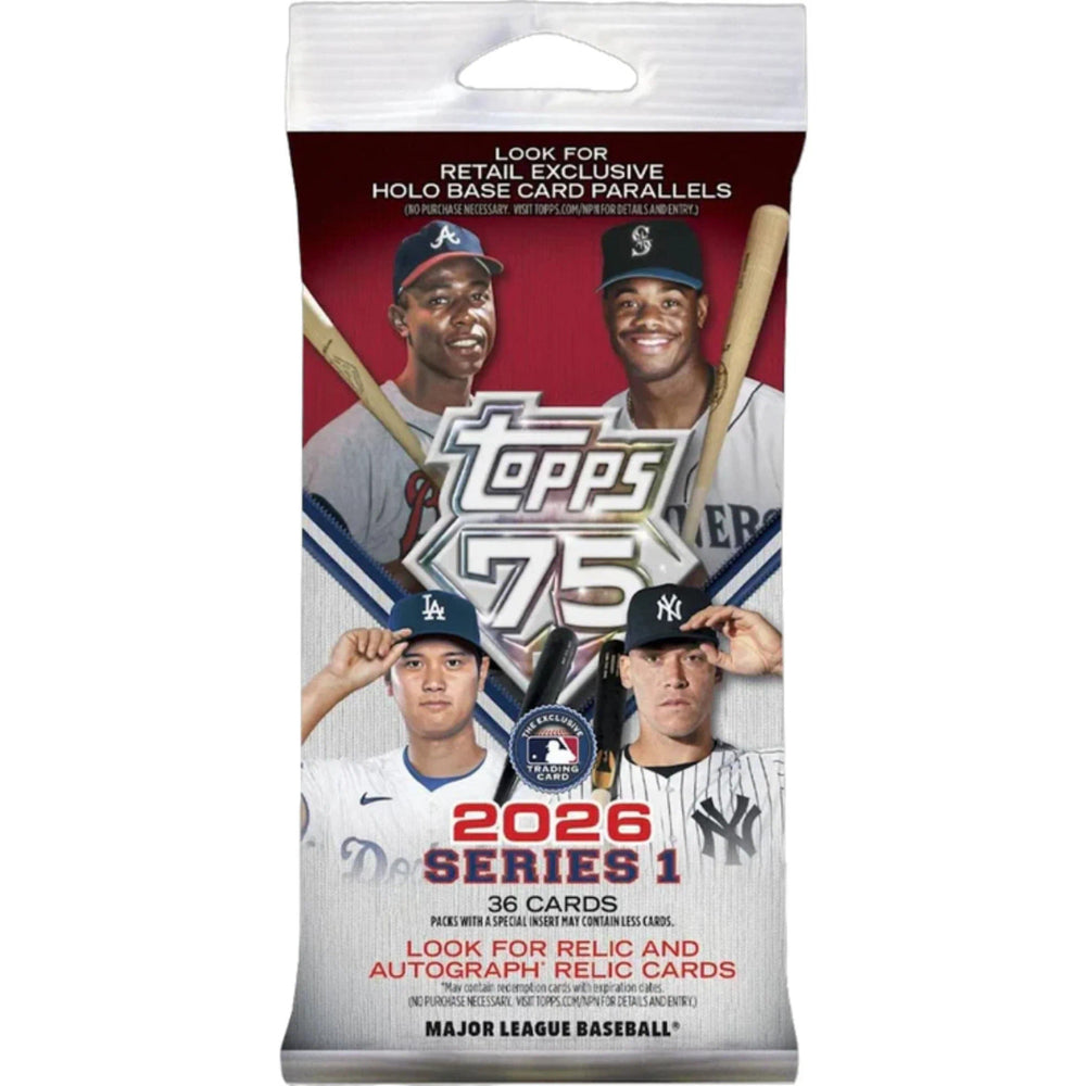 2026 Topps Series 1 Baseball Fat pack
