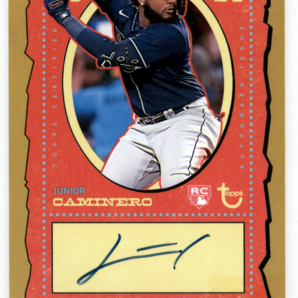 2024 Topps Brooklyn Collection Junior Caminero #AC-JCA Gold