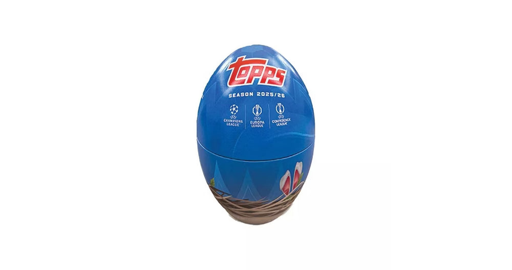2025-26 Topps UEFA Club Competitions Easter Tin (Styles May Vary)