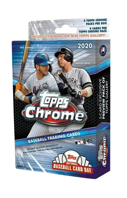 2020 Topps Chrome Baseball Hanger Box