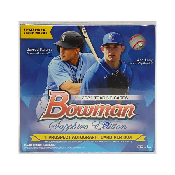 2021 Bowman Baseball Sapphire Edition Hobby Box