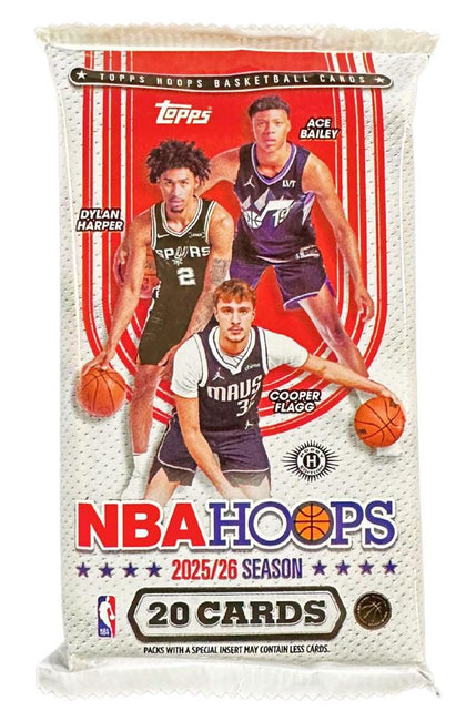 2025 - 26 Topps Hoops Basketball Jumbo Hobby Pack